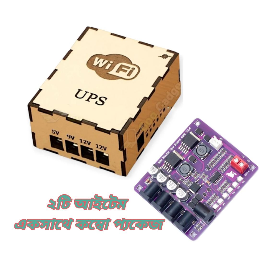 Ups Box and Mini Router UPS Circuit Borad 40W V2.6 Battery Charger Board 11.1V Battery Charger
