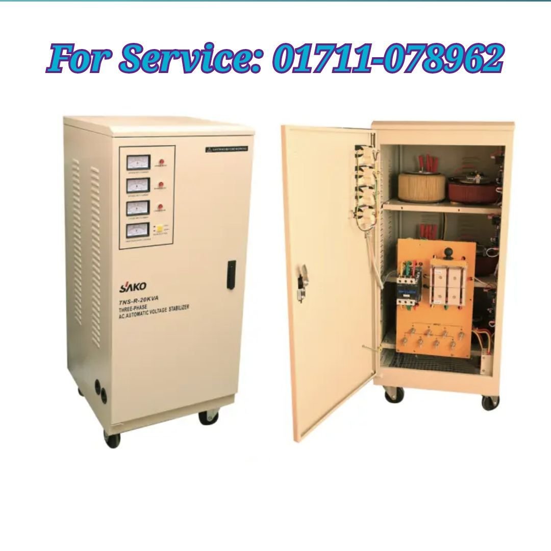 20kva Automatic Voltage Stabilizer (Lift Model) 20KVA 3Phase Servo Type