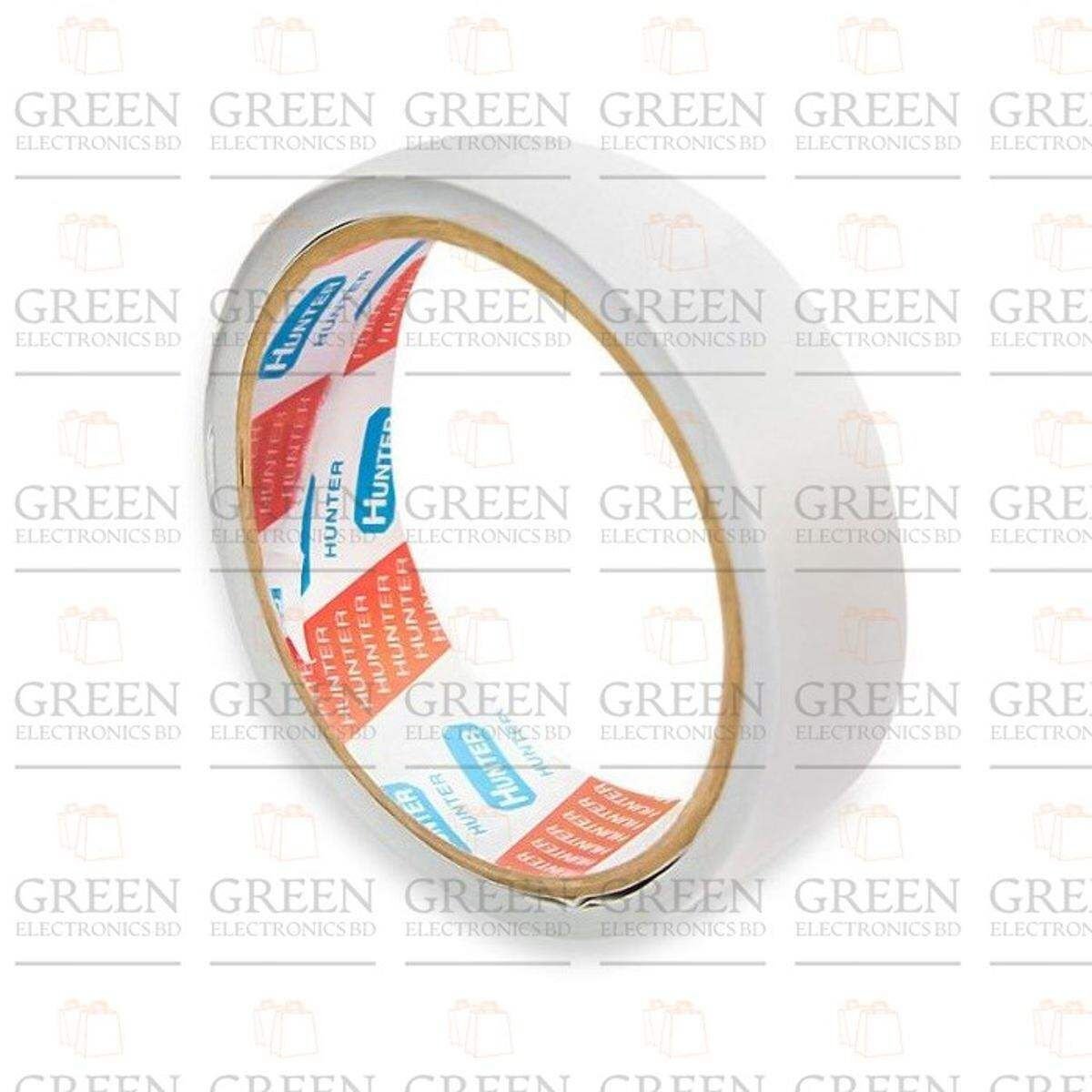 Both Sided Gum Tape 1″ Inch Width 25mm Length 10 Meter Double Side Gum Adhesive Gum Tape Both Side Strong Tissue Acrylic Glue Tape DIY Arts Crafts Scrapbook Photos Display