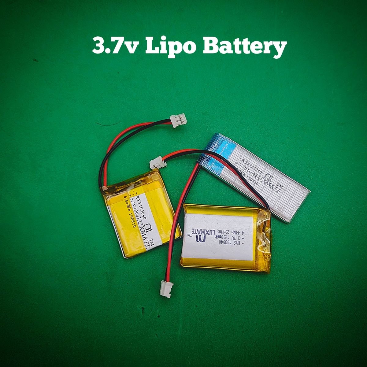 3.7v High Quality Genuine Capacity Lipo Battery For Creative Working green electronics