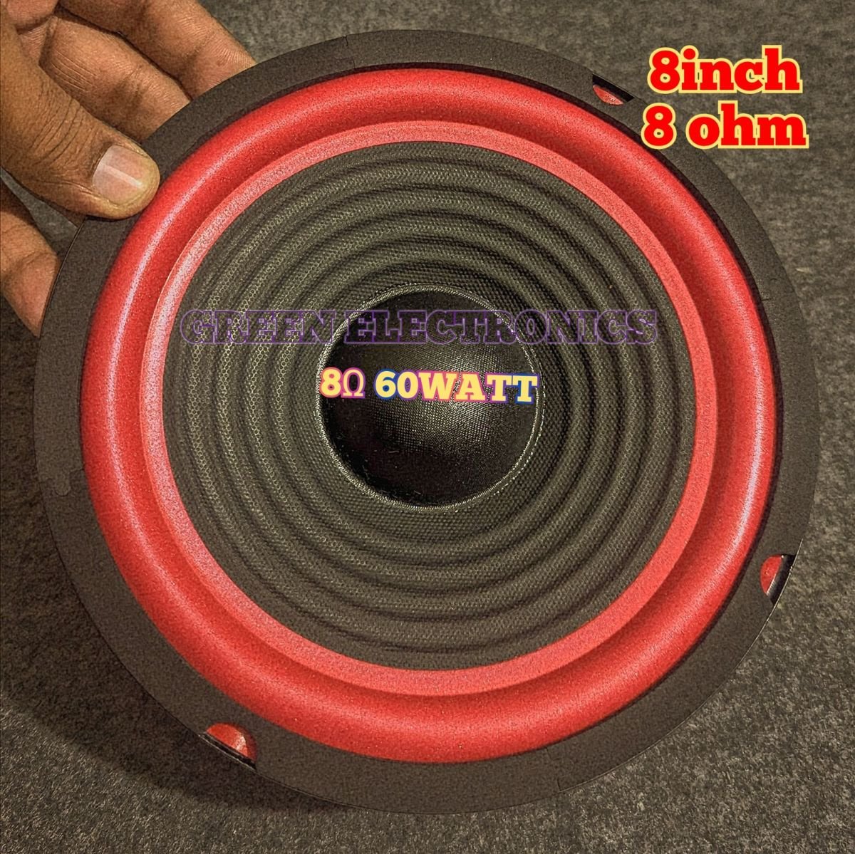 8" Inch Ultra Sound Multimedia Speaker 8" Inch 8 Ohm 60W Audio Sub Woofer HiFi Deep Bass Speaker For Home Theater Loudspeaker Stereo Amplifiers