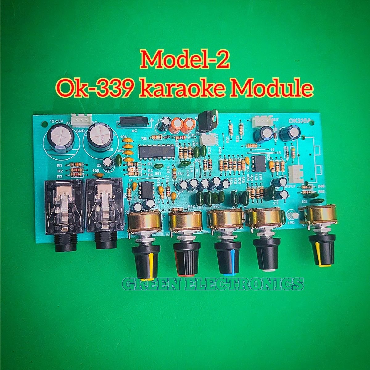 Model 2 ok-339 bass tone karaoke module for high quality preradio generator high gain bass tone volume board