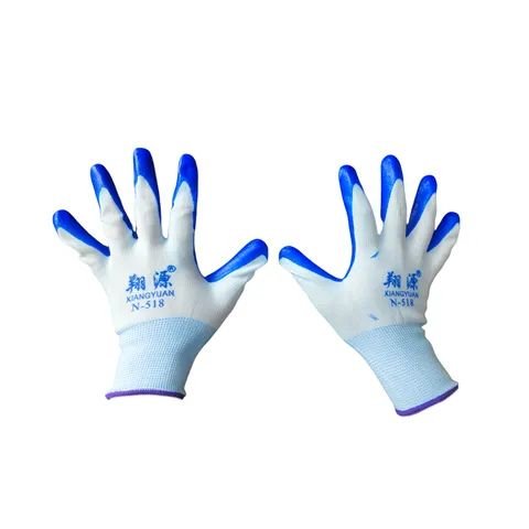Nylon Rubber Coted Sefty Hand Gloves For Industrial Household Bike Riding Hand Gloves