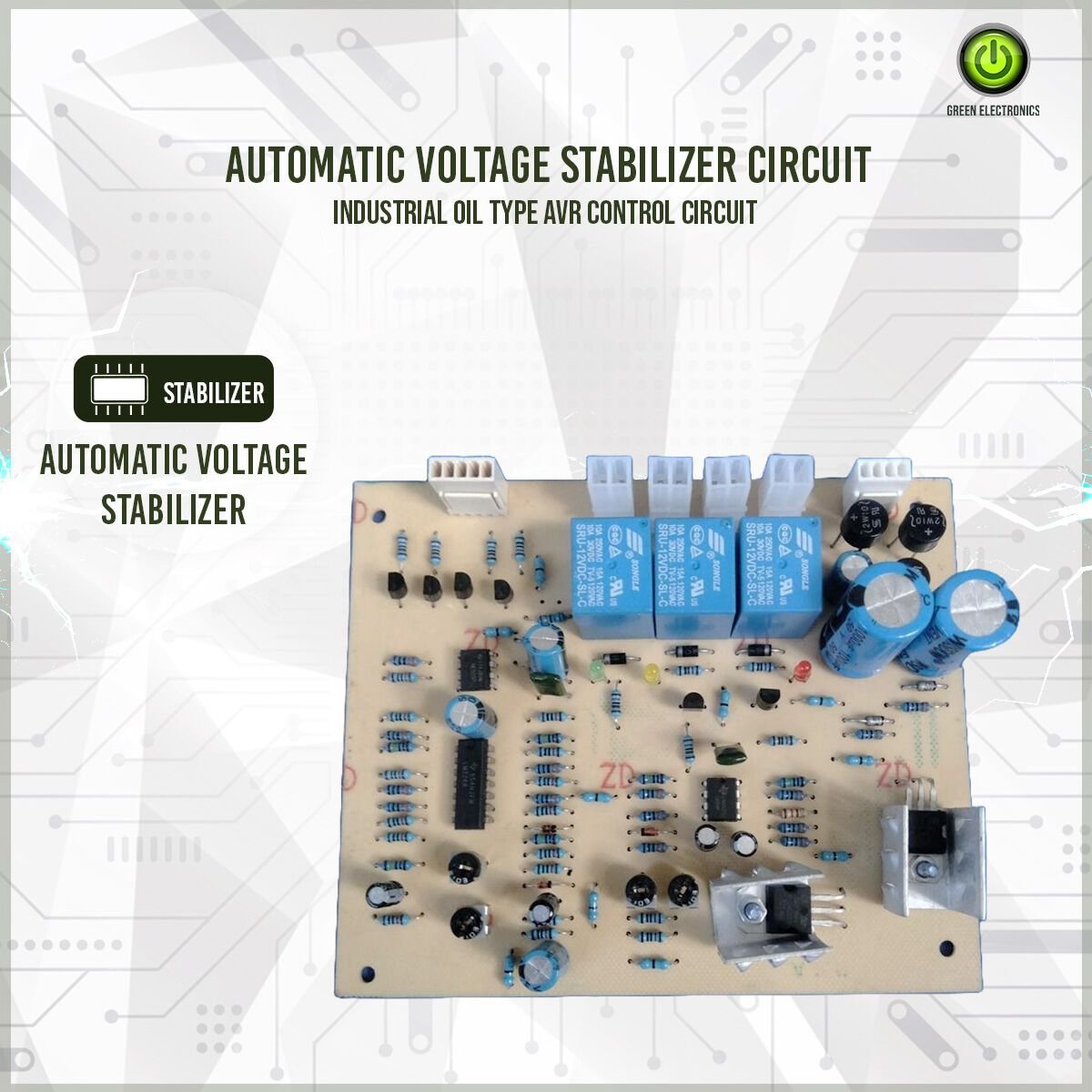 Automatic Voltage Stabilizer Circuit Industrial Oil Type Avr Control Circuit