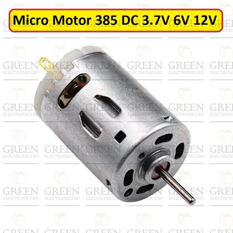 Micro Motor 385 DC 3V 6V 12V For RC Toy Car Boat Electric Motor Bicycle Cordless Drill Vacuum Cleaner Household Hair Dryer Electric Tools