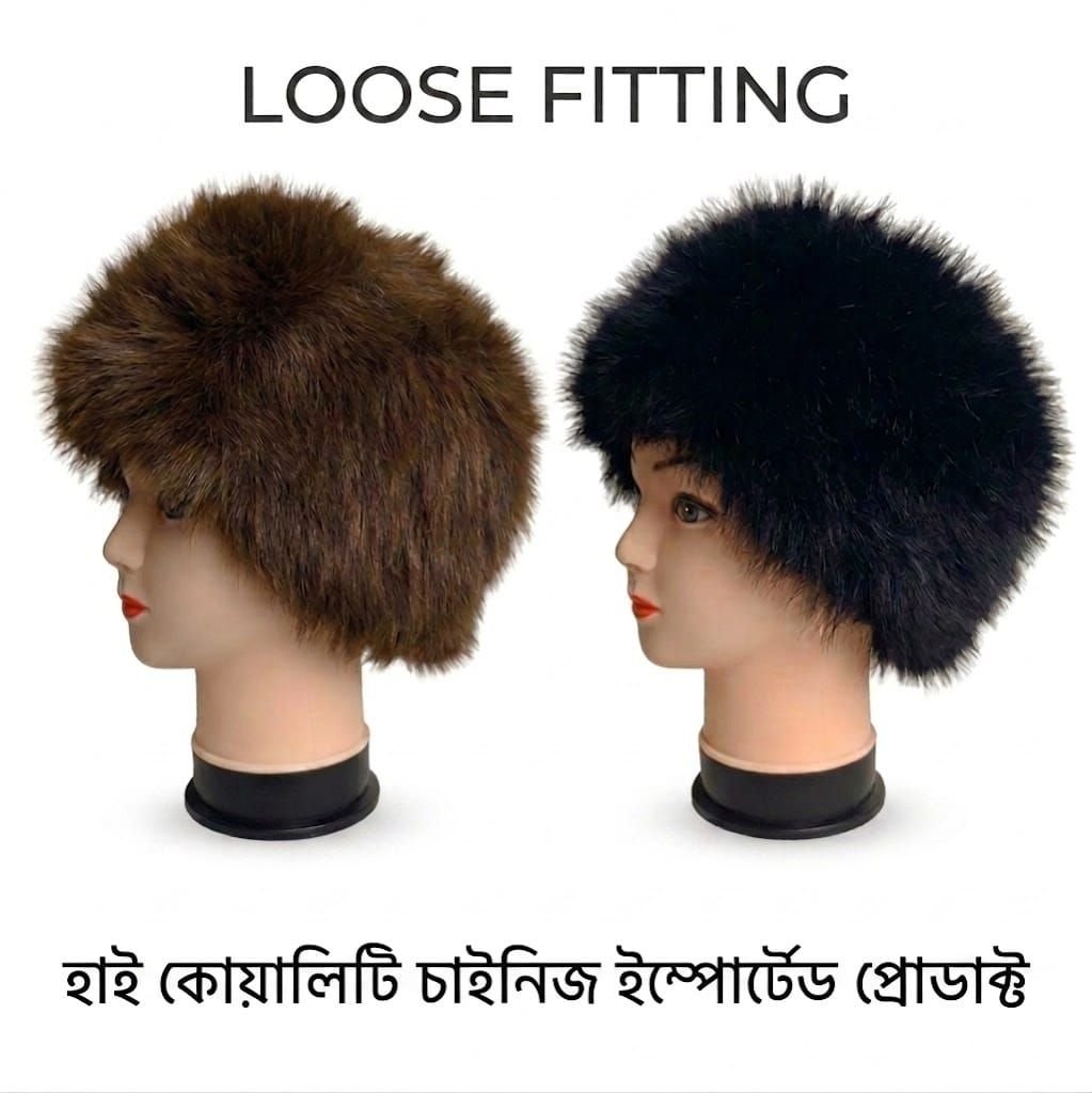 Imitation Fox Fur Bucket Hat, Autumn and Winter Warm Ear-Protecting Plush Hat for Women, Fashionable and Versatile, Makes the Face Look Smaller, High-End Fur Hat.