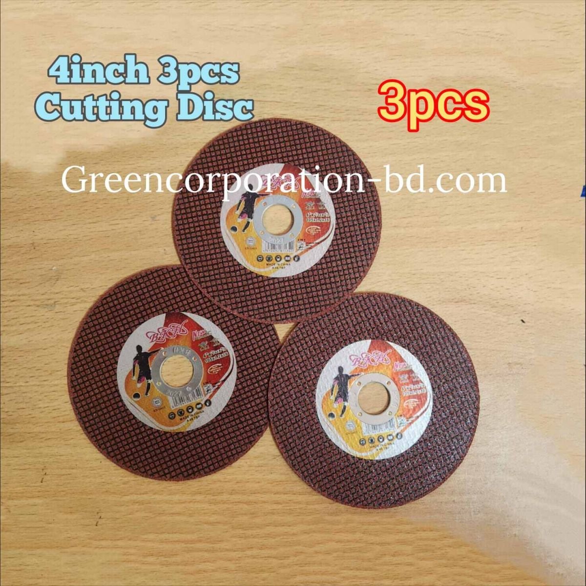 3Pc 4inch Engel Cutting Disc Metal Cutter 4 inch Ultra Thin Cutting Disc Angle Rod metal cutter disc