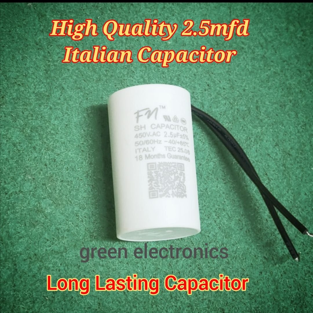 High Quality 2.5mfd Fan Capacitor Italian