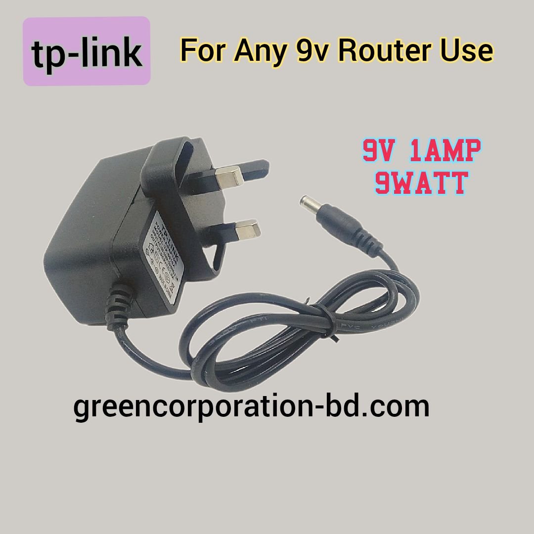 9V-1A Router Power Adapter

Tp link Adaptor