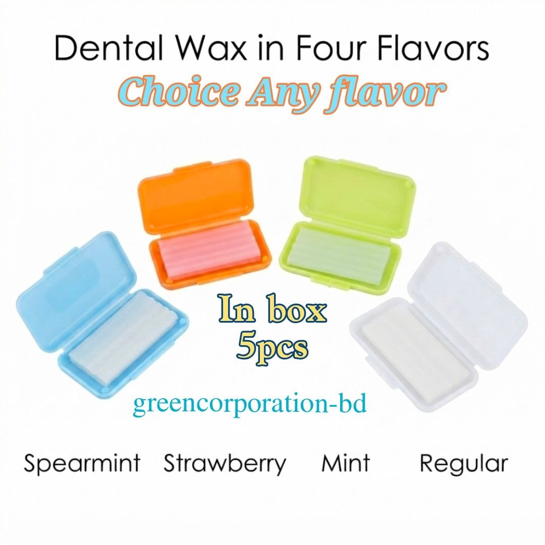 5Pcs/Box Dental Orthodontics Ortho Wax Mint Mix Scent For Braces Bracket Gum Irritation Teeth Oral Hygiene Tools
