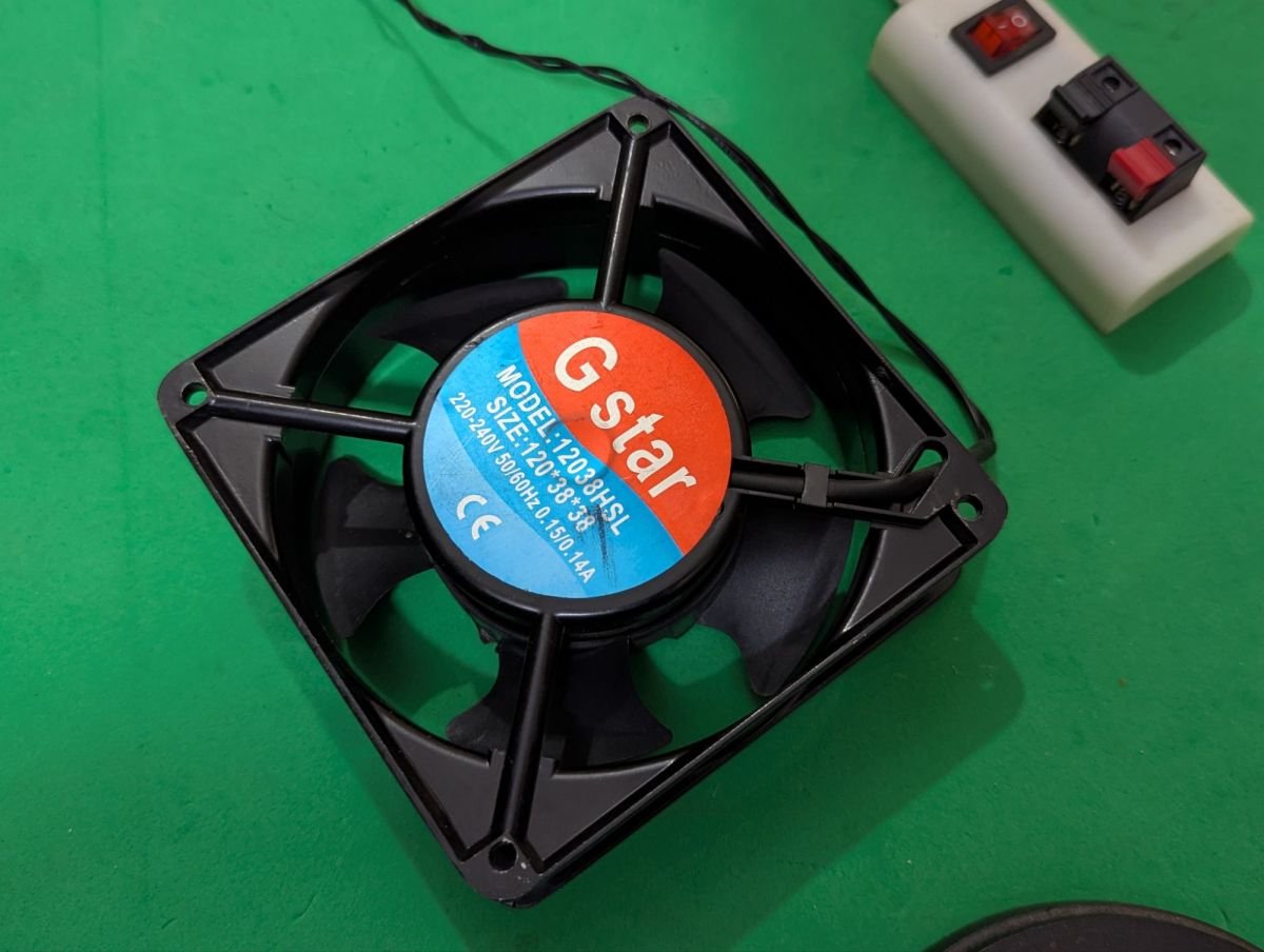 ডিম ইনকিউবেটারের জন্য ac কুলিং ফ্যান 5 "ac 220v 22w কম শব্দ