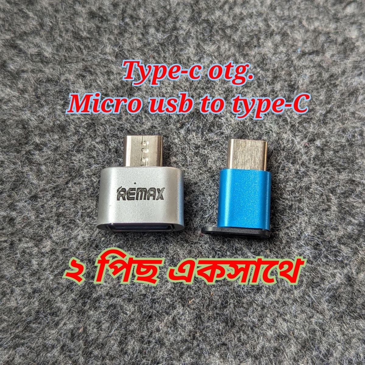 Type-C Otg With Micro Usb To Type-C Converter