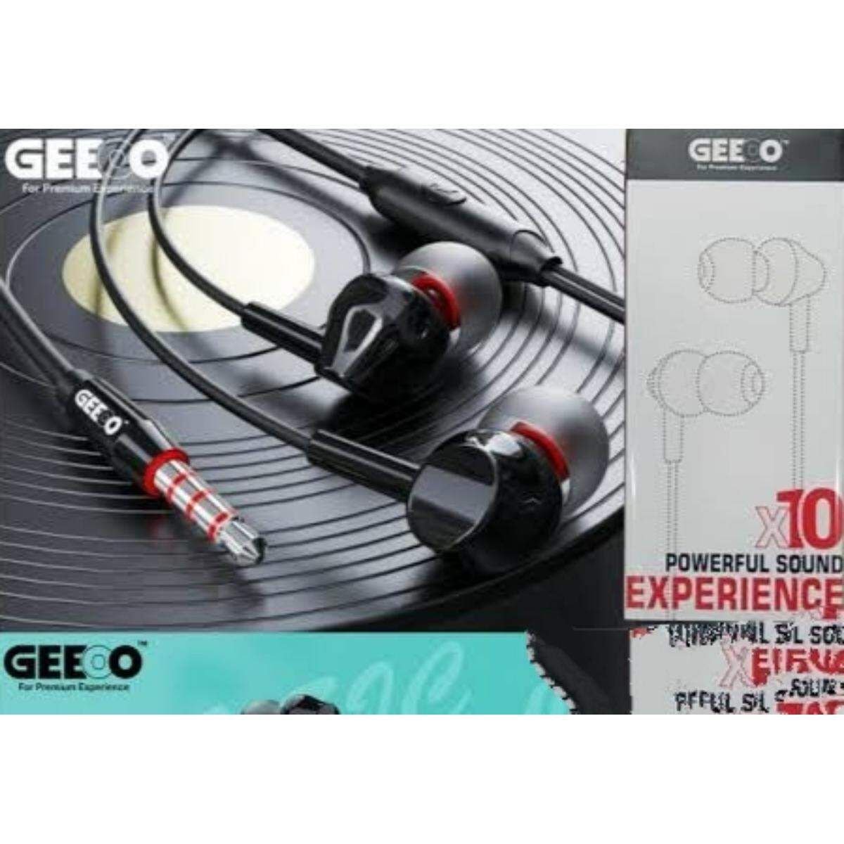 GEEOO X10 Strong Bass Earphone - Headphone