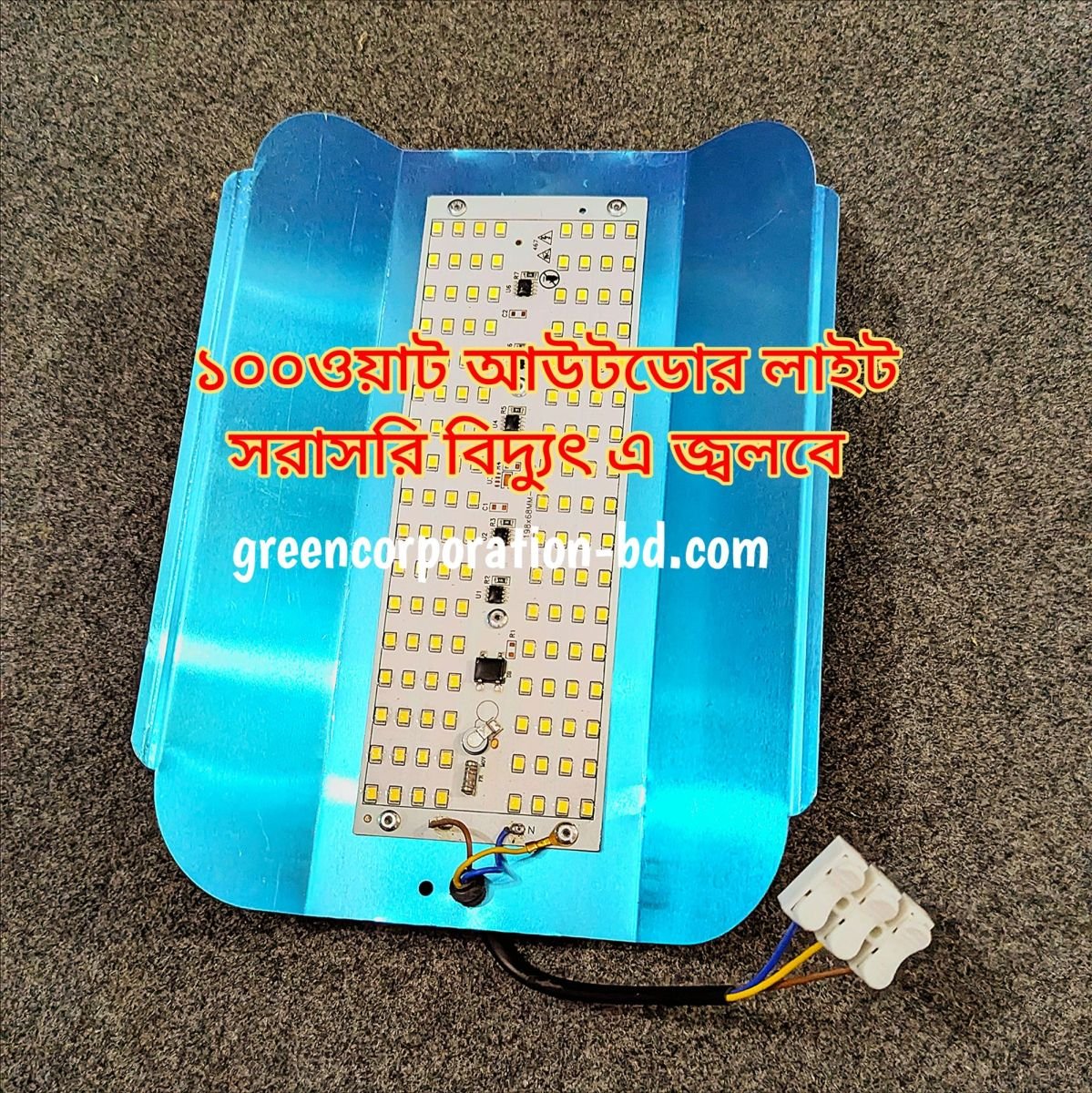 Outdoor Light 100Watt Direct Electricity Outdoor Use With 3Way Connection