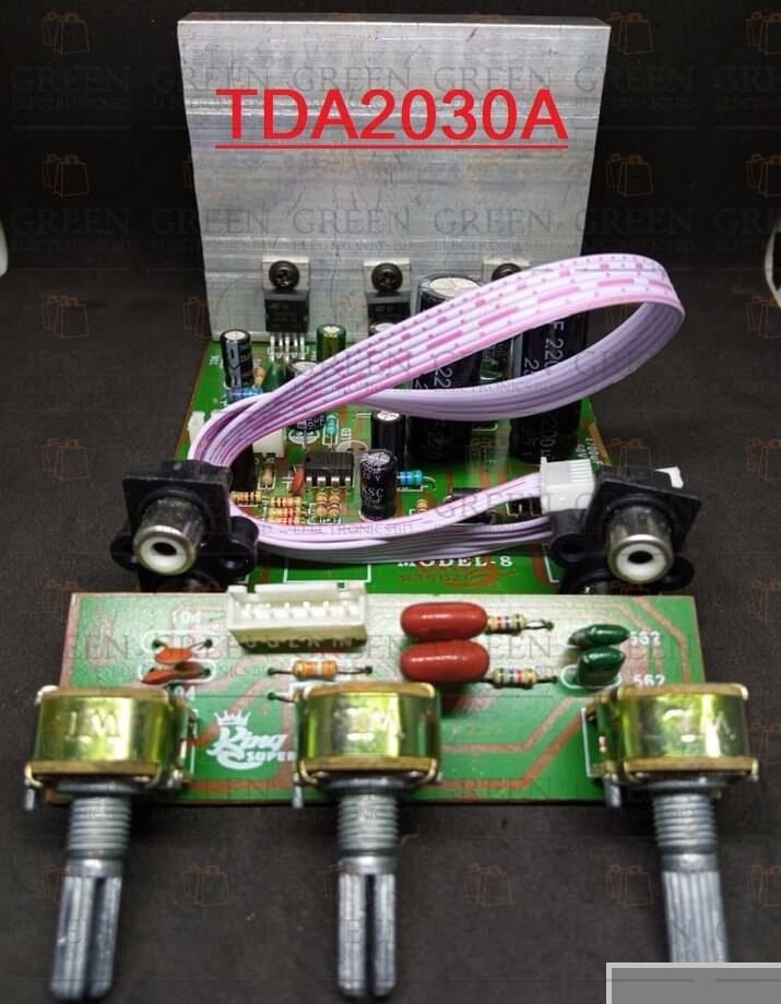 TDA2030A 2x18W 3 Channel Subwoofer DIY Module Stereo Audio Amplifier Board