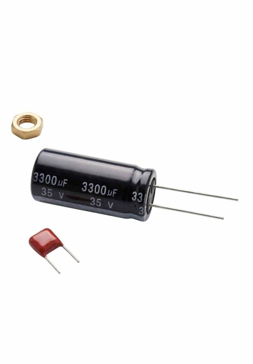 35V 3300uF High Quality Electrolytic Capacitor for Audio Board & Power Supply - 35 Volt 3300mfd Aluminum Radial Capacitor - 105°C Temperature Resistant (1 Pcs)