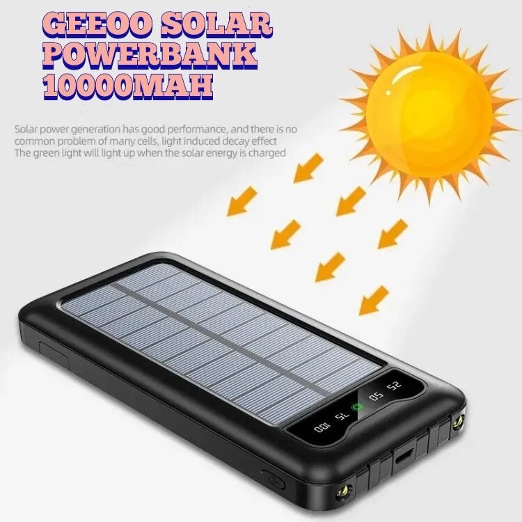 Solar Charger Portable Power Bank Solar Phone Charger Power Bank