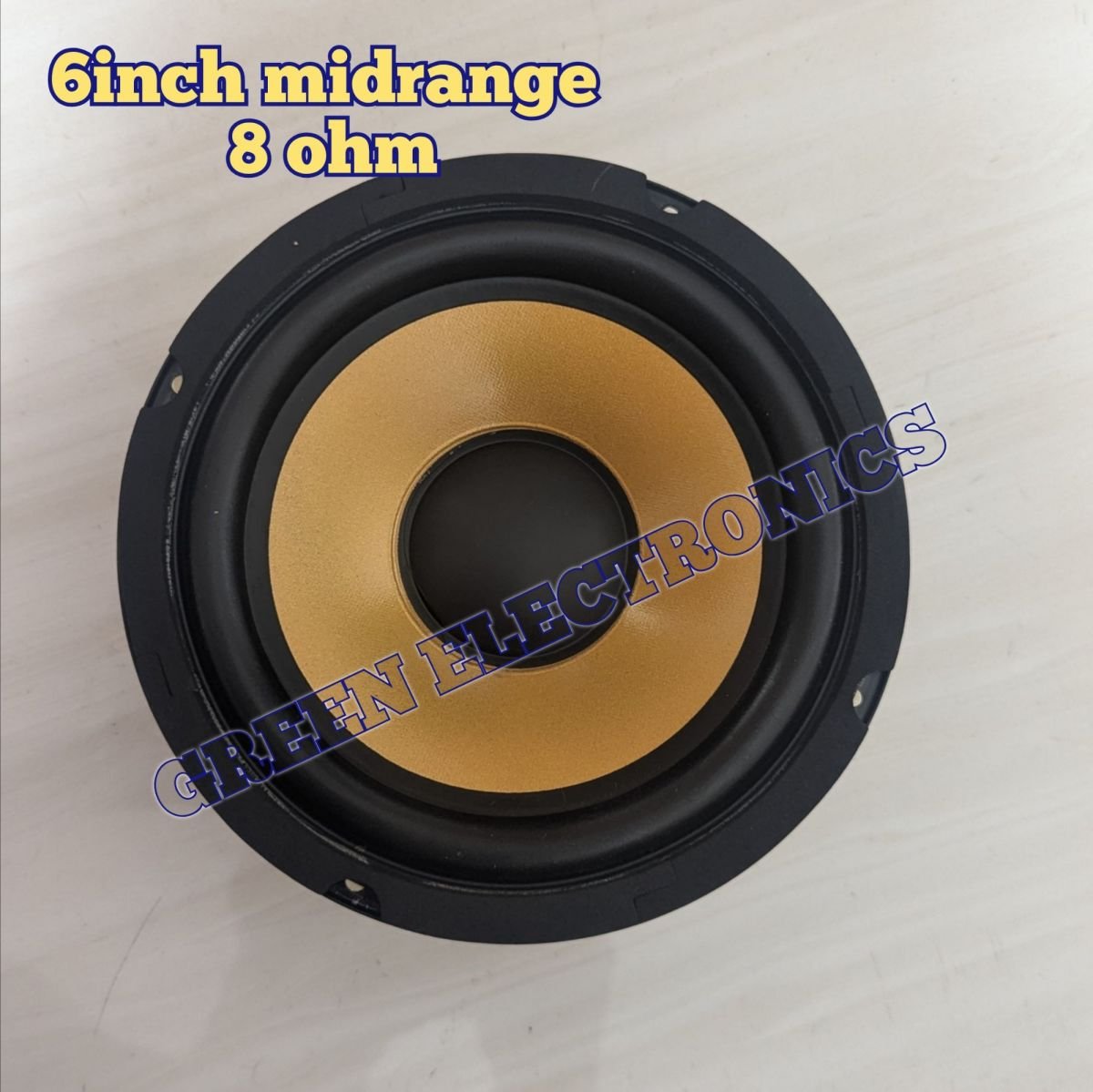 Multicolour 6 inch mid Range Speaker -Black 6 inch 4Ohm 4Ω Audio Speaker Stereo Woofer Loudspeaker
