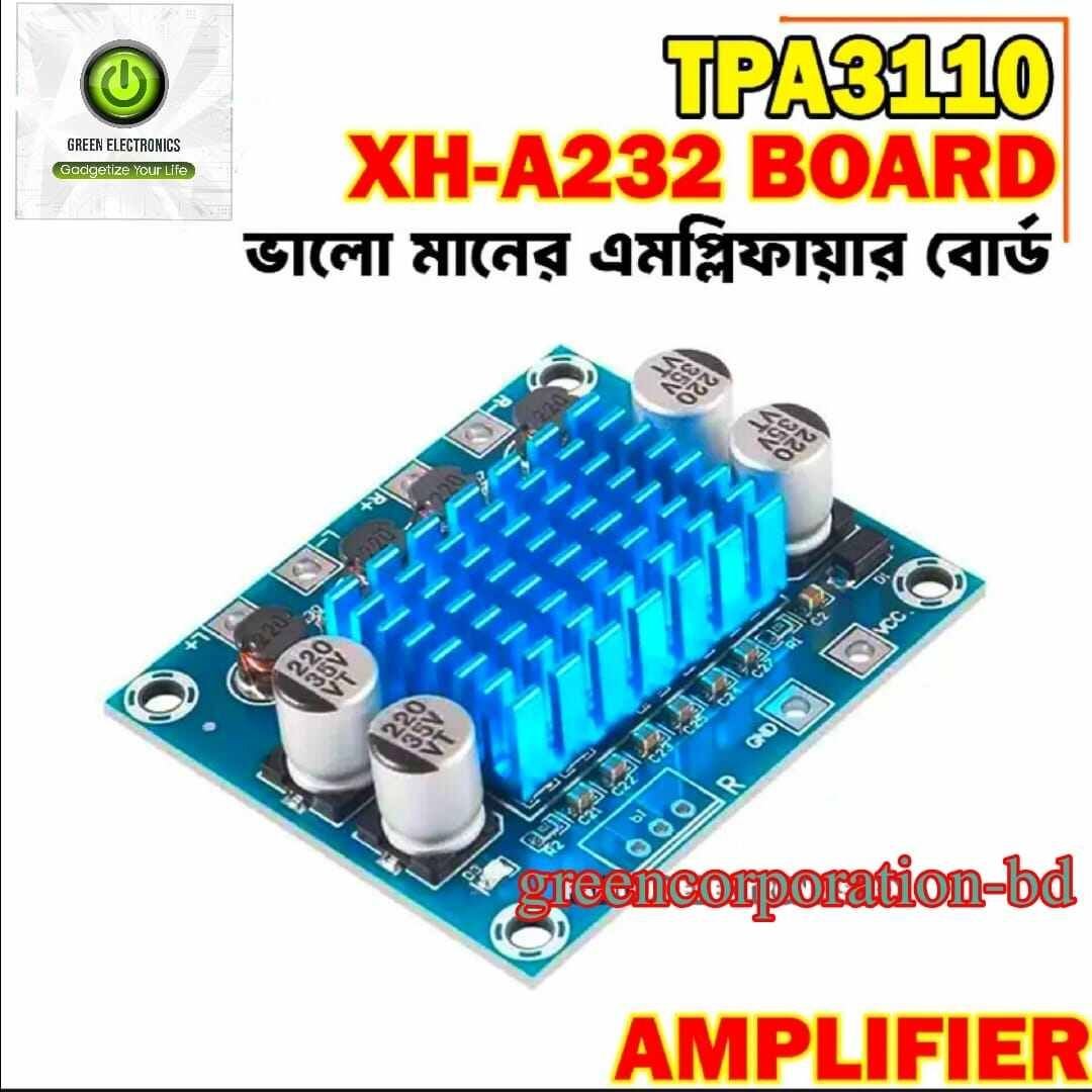 XH-A232 TPA3110 30W30W 2.0 Channel Digital Stereo Audio Power Amplifier Board DC 8-26V 3A - High-Quality Audio Power Amplifier Board